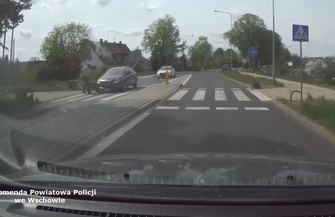 Kto kierowałlancią Policja poszukuje sprawcy potrącenia na przejściu we Wschowie