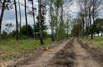 Ruszała budowa pierwszego etapu ścieżki rowerowej ze Wschowy do Lginia FOTO