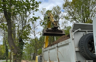 Ruszała budowa pierwszego etapu ścieżki rowerowej ze Wschowy do Lginia FOTO