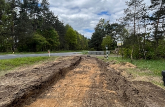 Ruszała budowa pierwszego etapu ścieżki rowerowej ze Wschowy do Lginia FOTO