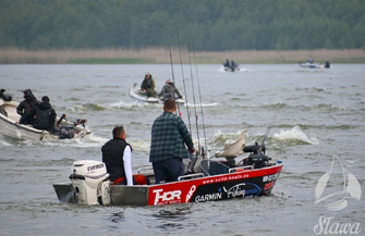 Międzynarodowe zawody spinningowe w Sławie. Trwa rywalizacja na wodach Jeziora Sławskiego