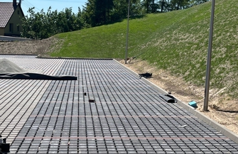 W Lginiu trwająintensywne prace nad parkingiem. Wszystko zgodnie z planem aby zdążyć przed latem