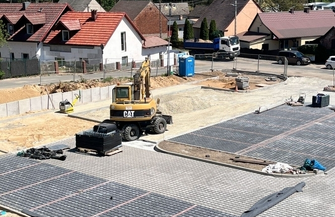 W Lginiu trwająintensywne prace nad parkingiem. Wszystko zgodnie z planem aby zdążyć przed latem