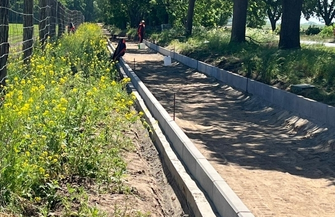 Kiedy pojedziemy rowerem na plażę w Lginiu Trwają prace nad nową ścieżką FOTO