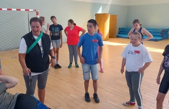 Młodzieżz Niemiec odwiedziła rówieśników ze wschowskiego SOSW. Projekt Chcętakżyć by zdrowym być