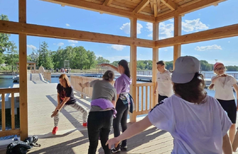 Młodzieżz Niemiec odwiedziła rówieśników ze wschowskiego SOSW. Projekt Chcętakżyć by zdrowym być