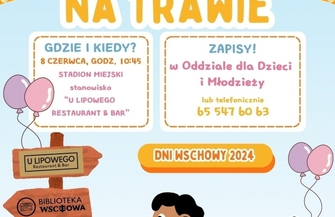 Dyktando kiermasz i śniadanie na trawie. Biblioteka zaprasza na atrakcje z okazji Dni Wschowy 2024