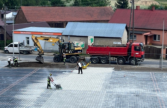 Nowy parking w Lginiu już prawie gotowy FOTO