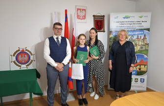 Laureaci Turnieju Wiedzy Pożarniczej uhonorowani przez Burmistrz Szlichtyngowej