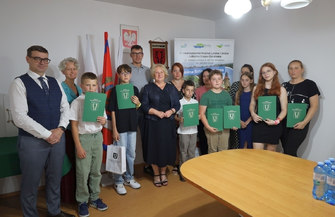 Laureaci Turnieju Wiedzy Pożarniczej uhonorowani przez Burmistrz Szlichtyngowej