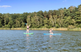 Jezioro Lgińsko z SUPer perspektywy FOTO