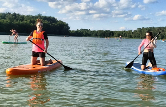 Jezioro Lgińsko z SUPer perspektywy FOTO