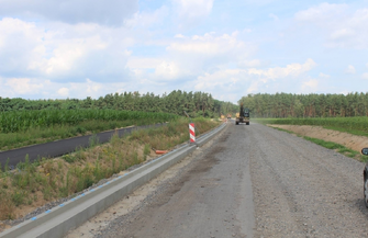 Rozbudowa drogi Sława-Krzepielów. Prace wchodzą w kolejny etap