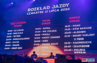 Festiwal Rap Stacja 2024 rozpoczęty. Tłumy nad Jeziorem Sławskim ZDJĘCIA