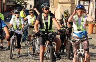 XVI Franciszkańska Pielgrzymka Rowerowa. Wschowscy pątnicy w drodze na Jasną Górę