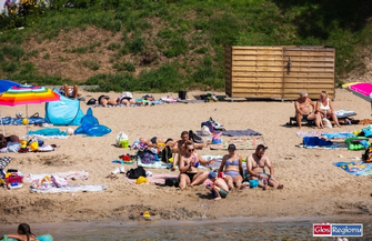 Plaża w Lginiu tętni życiem. CKiR przygotowało mnóstwo atrakcji FOTO