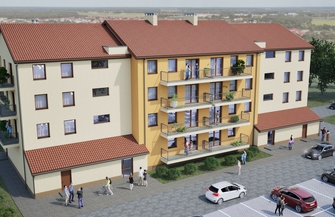 W Sławie powstanie nowe osiedle mieszkalne z niskim czynszem. Wizualizacja robi wrażenie