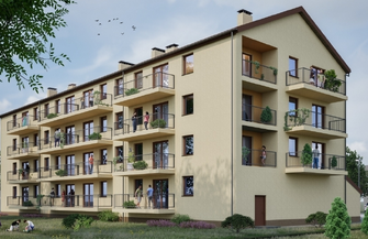 W Sławie powstanie nowe osiedle mieszkalne z niskim czynszem. Wizualizacja robi wrażenie