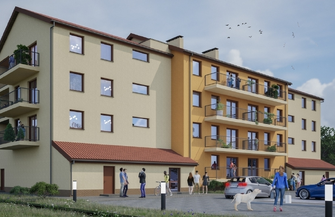 W Sławie powstanie nowe osiedle mieszkalne z niskim czynszem. Wizualizacja robi wrażenie