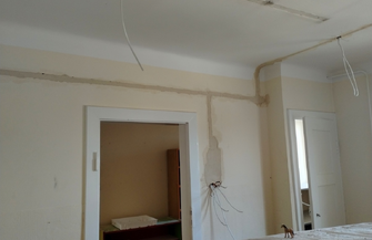 Nowa instalacja elektryczna w Przedszkolu Samorządowym w Szlichtyngowie. Trwają prace remontowe