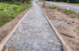 Nowy chodnik w Dryżynie. Mieszkańcy zyskają 380 metrów bezpieczeństwa