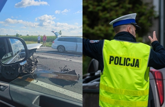 Wypadek na DK12. Trzy osoby trafiły do szpitala