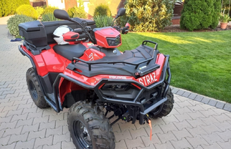 Nowy pojazd OSP Siedlnica już terenie. To quad kupiony za premię frekwencyjną