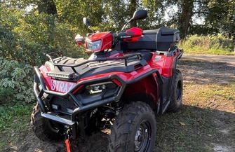 Nowy pojazd OSP Siedlnica już terenie. To quad kupiony za premię frekwencyjną