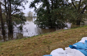 Sytuacja powodziowa w gm. Szlichtyngowa stabilna. Najgorsze jest już za nami