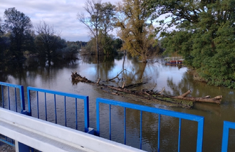 Sytuacja powodziowa w gm. Szlichtyngowa stabilna. Najgorsze jest już za nami