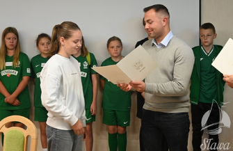Sukcesy na boisku i w nauce. Zdolna sławska młodzież doceniona