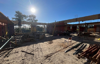 Sala wiejska w Kandlewie nabiera kształtów. Co słychaćna placu budowy