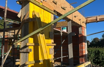 Sala wiejska w Kandlewie nabiera kształtów. Co słychaćna placu budowy