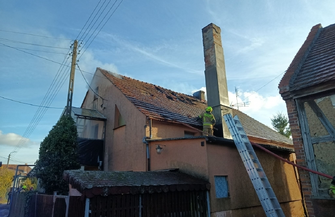 Pożar domu w Krążkowie. Straty oszacowano na 120 tys. zł