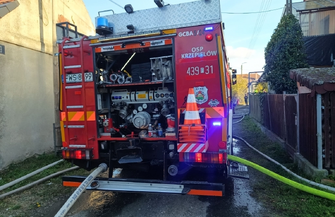 Pożar domu w Krążkowie. Straty oszacowano na 120 tys. zł