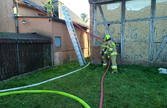 Pożar domu w Krążkowie. Straty oszacowano na 120 tys. zł