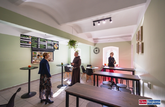 Strefa odpoczynku otwarta. Wieland Chciałbym aby to pomieszczenie stało się sercem szkoły