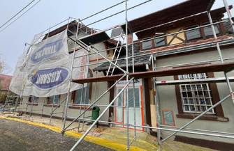 Trwa remont sali wiejskiej w Dębowej Łęce