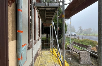 Trwa remont sali wiejskiej w Dębowej Łęce