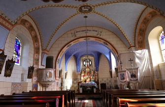 Rekonstrukcja polichromii w kościele w Goli. Koniec trzeciego etapu prac