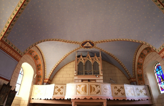 Rekonstrukcja polichromii w kościele w Goli. Koniec trzeciego etapu prac