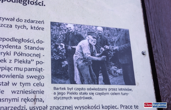 Bartek z Piekiełka pracował nad tym miejscem 20 lat. Aktywna Wschowa odwiedzi Kopiec Wilsona