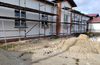 Świetlica w Wyszanowie zmienia oblicze. Zakończenie prac coraz bliżej