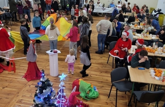 Szlichtyngowa jużpo wizycie Świętego Mikołaja. Były prezenty pyszności i mnóstwo uśmiechu