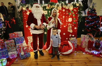 Szlichtyngowa jużpo wizycie Świętego Mikołaja. Były prezenty pyszności i mnóstwo uśmiechu