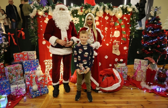 Szlichtyngowa jużpo wizycie Świętego Mikołaja. Były prezenty pyszności i mnóstwo uśmiechu