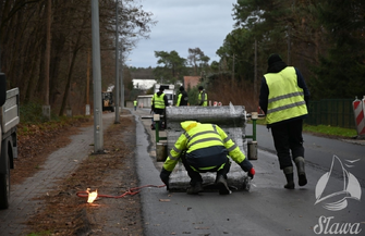 Droga SławaWróblów w nowej odsłonie. Powiatowa inwestycja na finiszu
