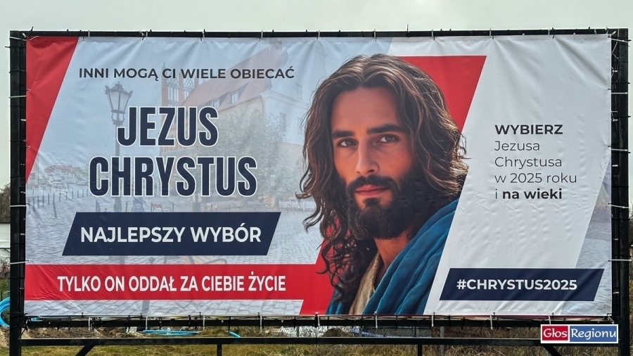 Katolicka Wschowa z przekazem na czas wyborów. Jezus Chrystus najlepszy wybór