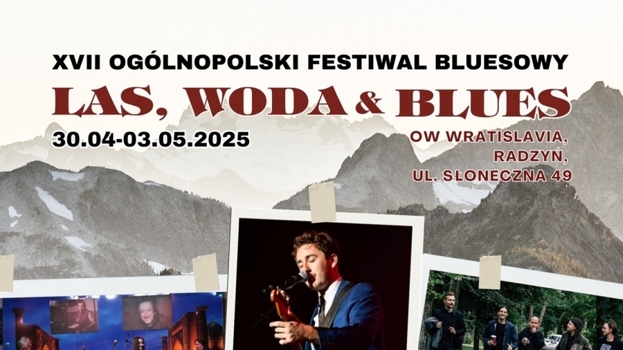 Festiwal Las Woda Blues 2025. Kto wystąpi w Radzyniu nad Jeziorem Sławskim
