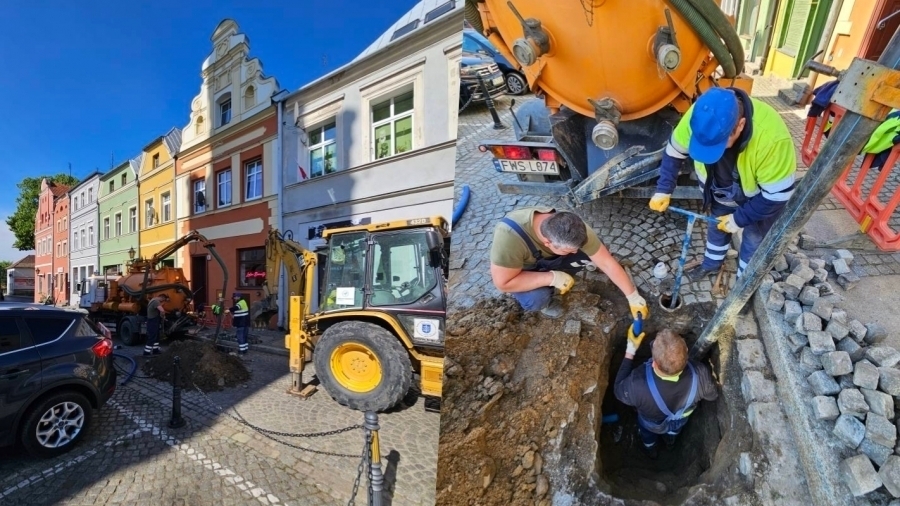 Awaria wodociągowa na Rynku. Ratusz bez wody utrudnienia w centrum